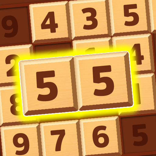 Wood Number Match Icon
